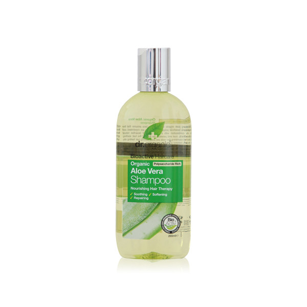 FORTALECE Y PROTEGE CABELLOS SECOS Y NORMALES | Dr. Organic Aloe Vera Shampoo