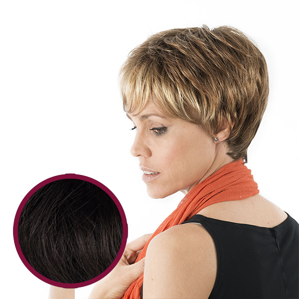 Roma - Peluca Fibra Monofilamento Color 2/4