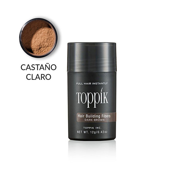 Toppik fibras Capilares 12gr Color Castaño Claro