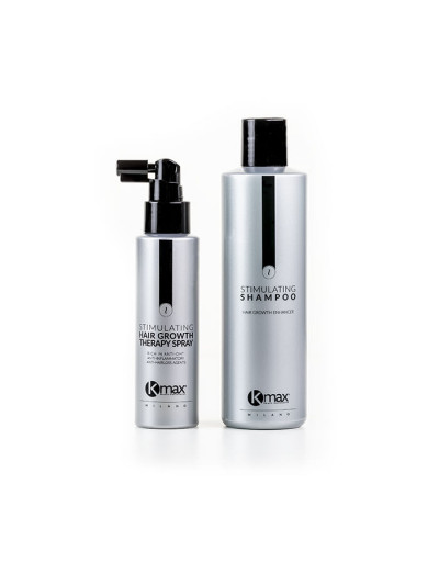 CHAMPÚ Y LOCIÓN ANTICAÍDA Y ESTIMULANTE | KMAX HAIR GROWTH THERAPY SET