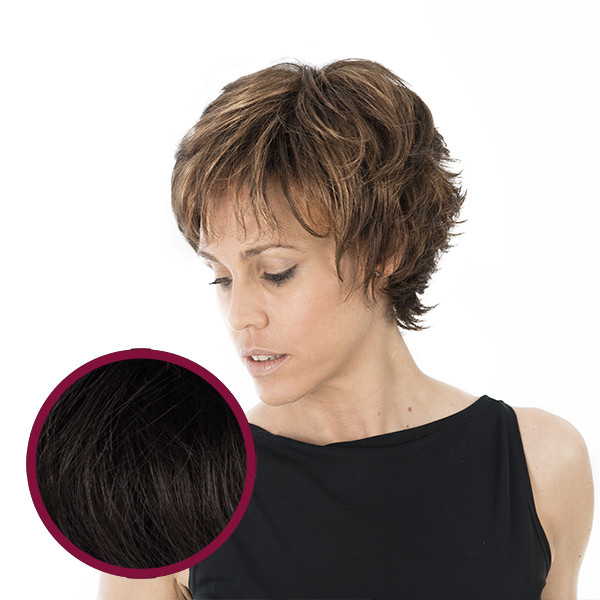 Rita - Peruca Fibra Monofilamento / Lace Front Color 1B/2
