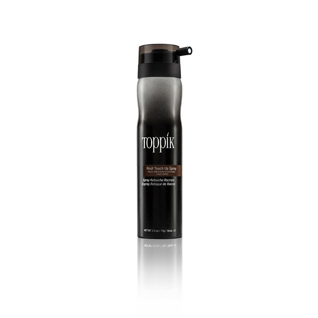 Toppik Spray Retouching Roots 80g Cor Castanho Medio