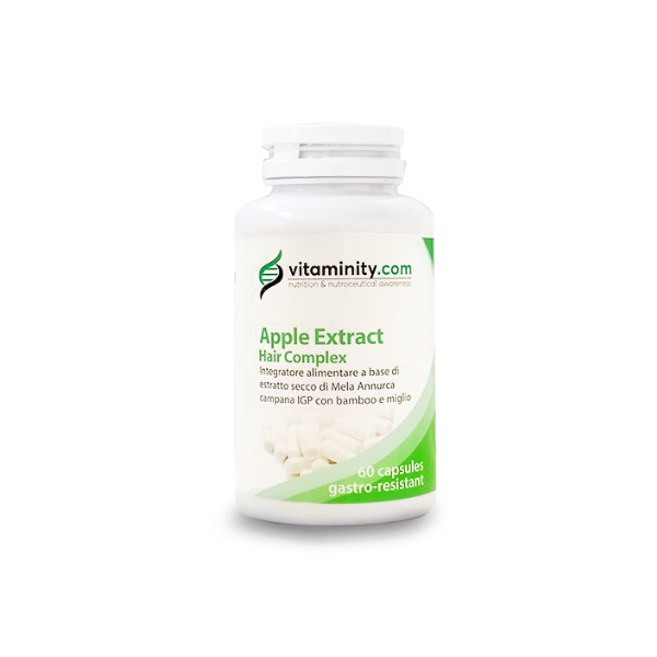 Complemento alimenticio para el crecimiento del cabello | Vitaminity Apple Extract Hair Complex