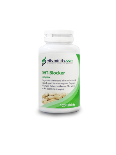 Complejo vitamínico anti-DHT y  tratamiento hipertrofia prostática benigna | Vitaminity DHT Blocker Complex